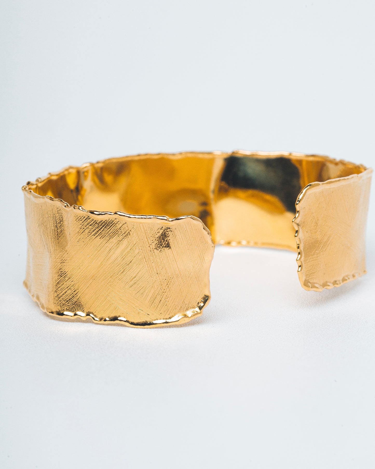 GAIA CUFF BRACELET - Sterling Silver / 18k gold-plating