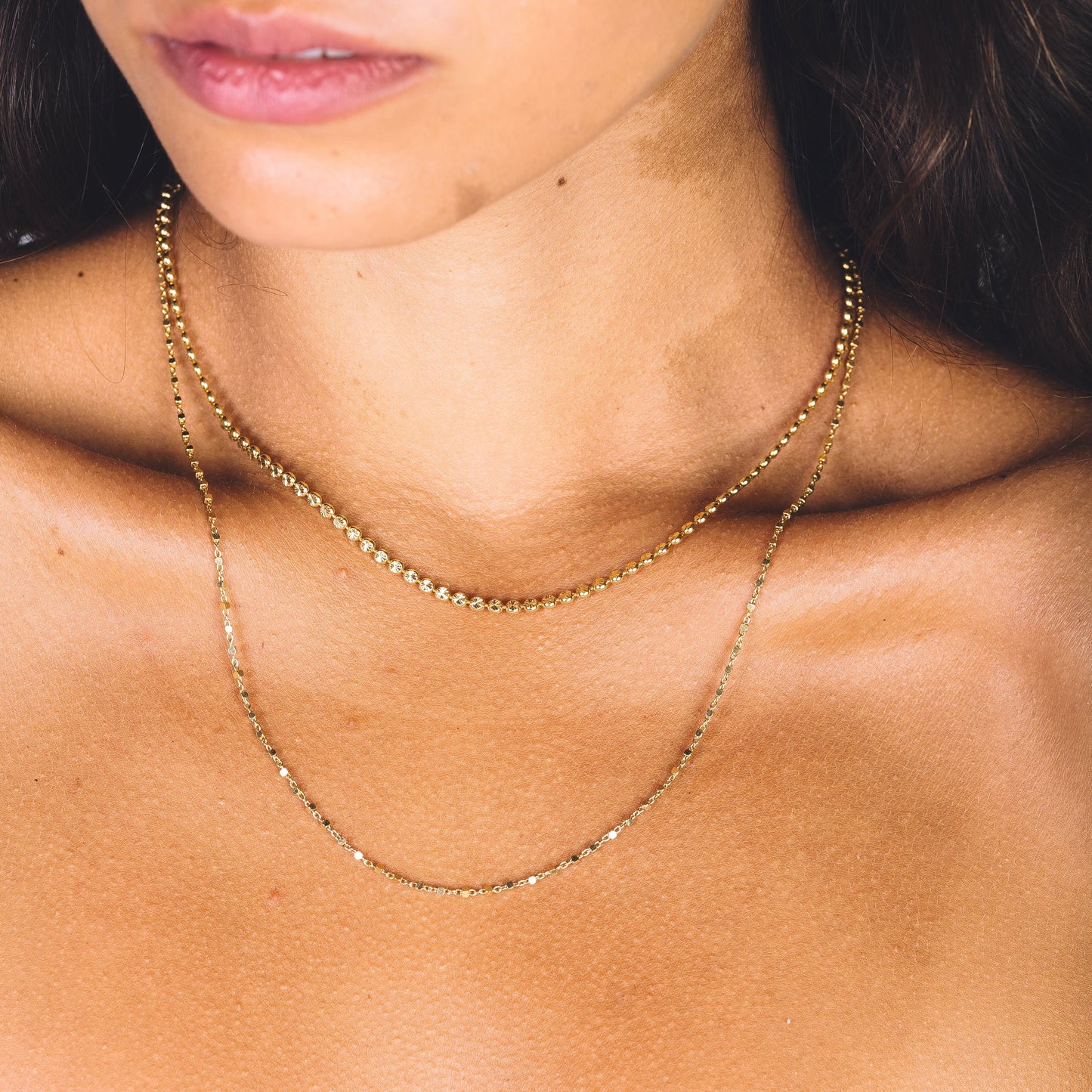 LILI NECKLACE - Sterling silver / 18k Gold-plating